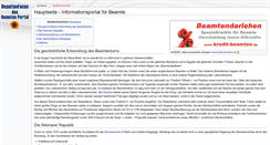 Desktop Screenshot of info-beamte.de